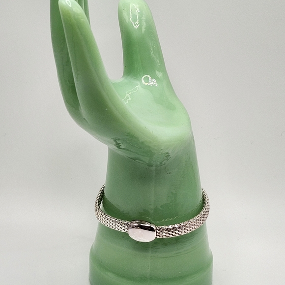 MONET silver tone magnetic closure clasp. - Picture 2 of 9